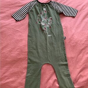 RAGS Green Cactus Kids Romper
